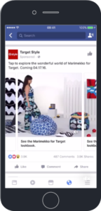 Target carousel ad